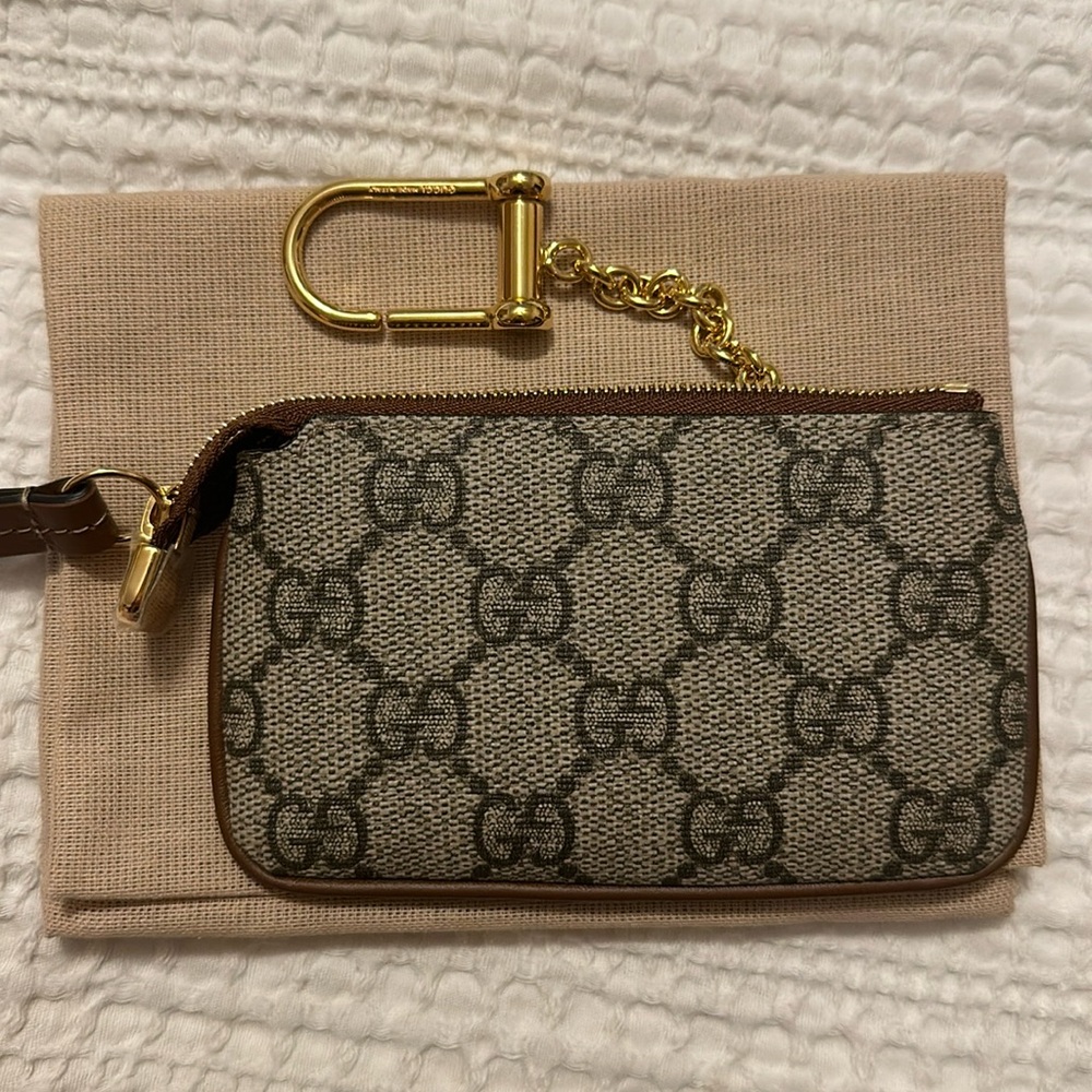 Brand New. Gucci GG key pouch